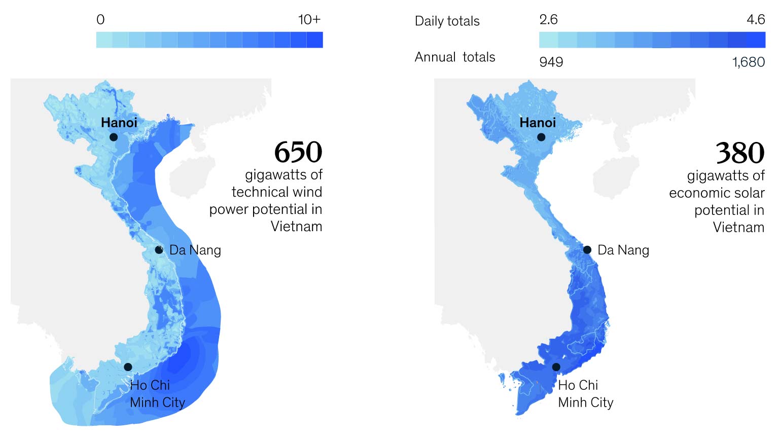 Vietnam's potential for renewables